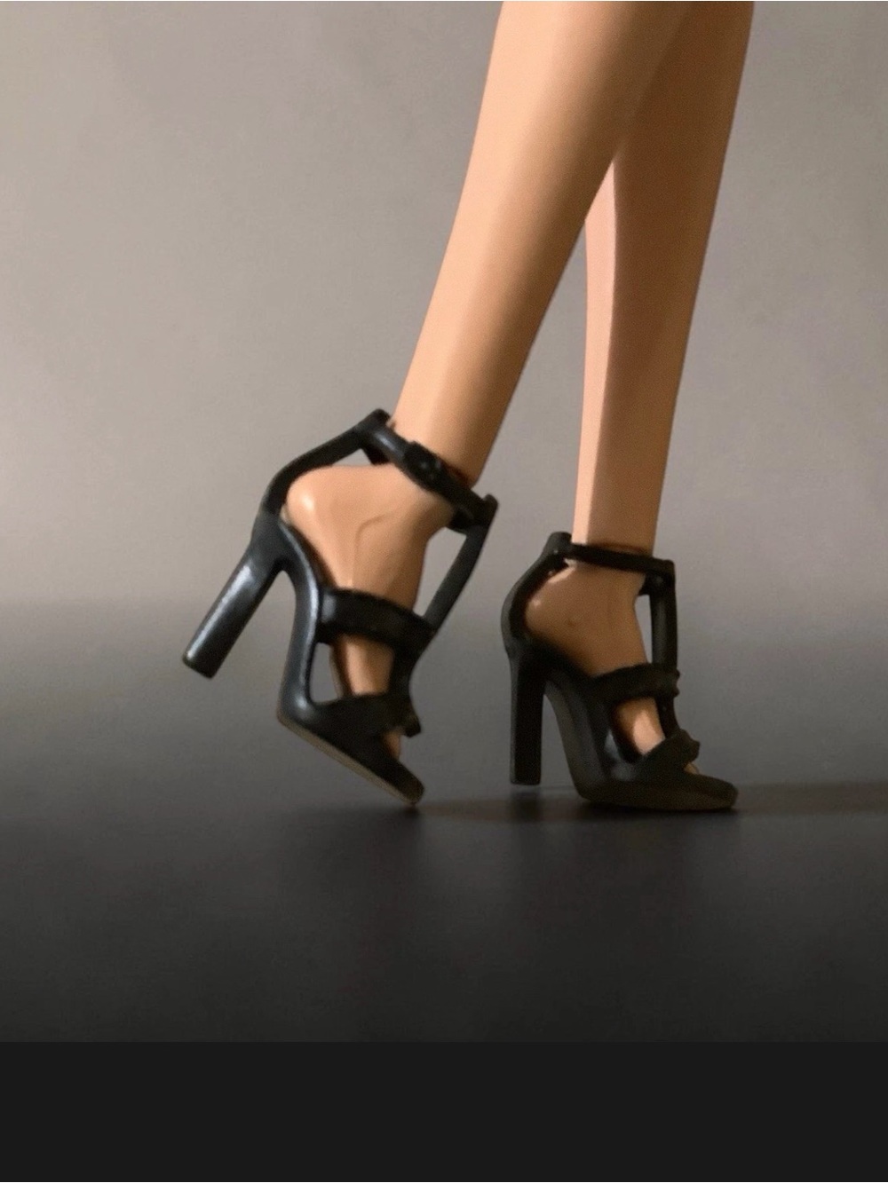 Mattel Black High Heel Doll Shoes Signature Look